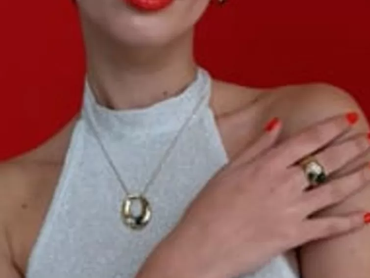 Anillos Medianos | Majorica Anillo Dorado Feme Con Perla Blanca Y Agata Verde