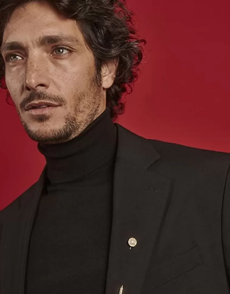 Pines Hombre | Majorica Pin Le Club Largo Acero Con Logo Y Perla Blanca